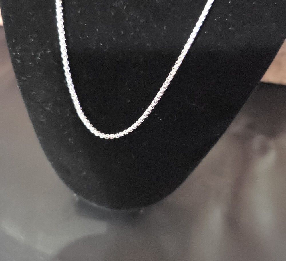 Silver Rolo Necklace - Picture 2 of 9